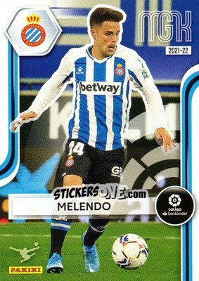 Sticker Melendo - Liga 2021-2022. Megacracks n. 156 - Panini
