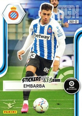 Cromo Embarba - Liga 2021-2022. Megacracks - Panini