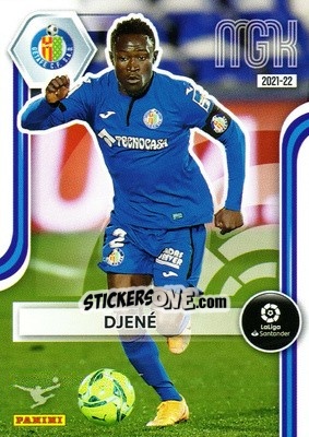 Sticker Djené - Liga 2021-2022. Megacracks - Panini