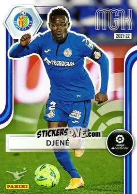 Sticker Djené - Liga 2021-2022. Megacracks n. 168 - Panini