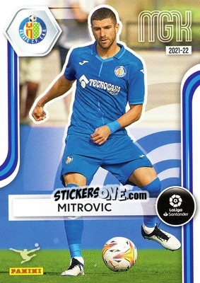Sticker Mitrovic - Liga 2021-2022. Megacracks - Panini
