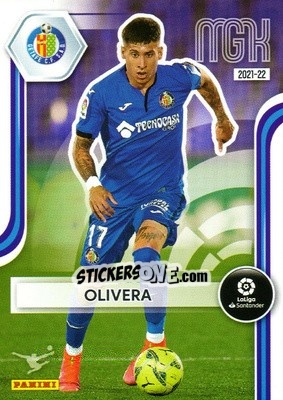 Cromo Olivera - Liga 2021-2022. Megacracks - Panini