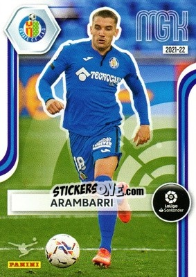Sticker Arambarri - Liga 2021-2022. Megacracks n. 172 - Panini