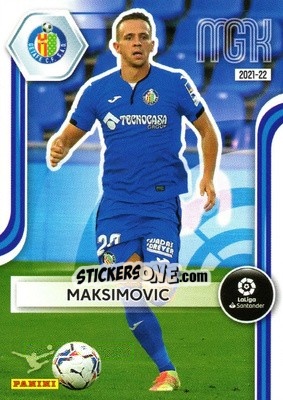 Sticker Maksimovic - Liga 2021-2022. Megacracks - Panini