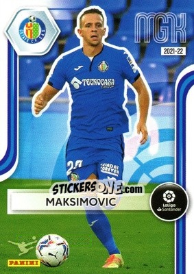 Sticker Maksimovic - Liga 2021-2022. Megacracks n. 175 - Panini