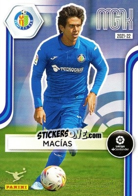 Cromo Macias - Liga 2021-2022. Megacracks - Panini