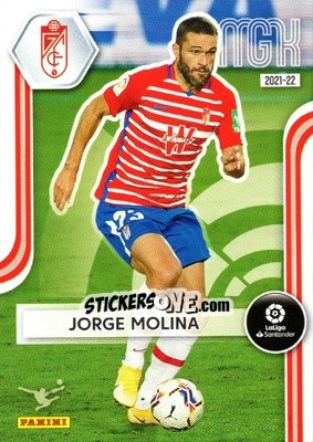 Sticker Jorge Molina - Liga 2021-2022. Megacracks n. 196 - Panini