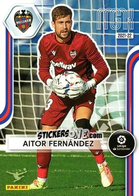 Cromo Aitor Fernández - Liga 2021-2022. Megacracks - Panini