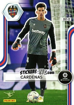 Sticker Cárdenas - Liga 2021-2022. Megacracks n. 201 - Panini