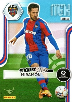 Sticker Miramón - Liga 2021-2022. Megacracks n. 202 - Panini
