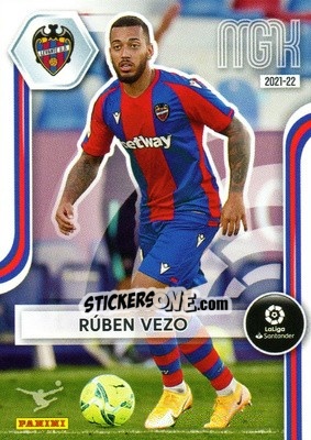 Sticker Rubén Vezo - Liga 2021-2022. Megacracks n. 205 - Panini