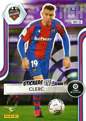Sticker Clerc - Liga 2021-2022. Megacracks n. 206 - Panini