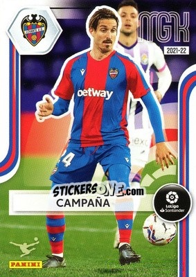 Sticker Campaña - Liga 2021-2022. Megacracks n. 209 - Panini