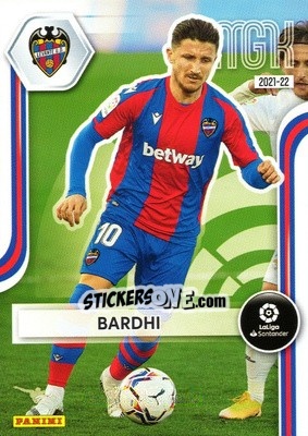 Sticker Bardhi - Liga 2021-2022. Megacracks - Panini