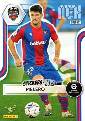 Sticker Melero - Liga 2021-2022. Megacracks - Panini