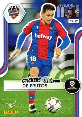 Sticker De Frutos - Liga 2021-2022. Megacracks n. 213 - Panini