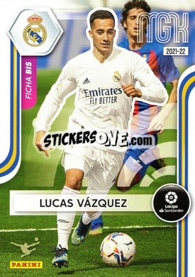 Cromo Lucas Vázquez - Liga 2021-2022. Megacracks - Panini