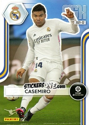 Sticker Casemiro - Liga 2021-2022. Megacracks n. 227 - Panini