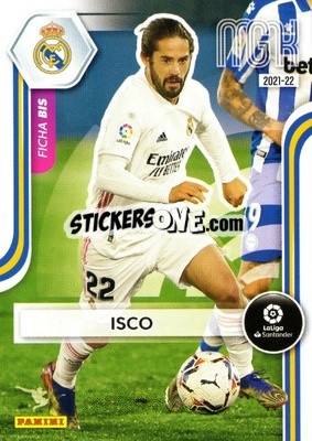 Sticker Isco - Liga 2021-2022. Megacracks - Panini