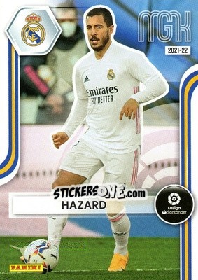 Sticker Eden Hazard - Liga 2021-2022. Megacracks - Panini