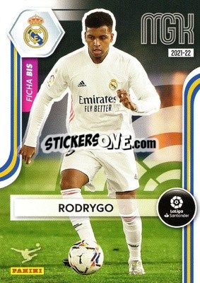 Sticker Rodrygo - Liga 2021-2022. Megacracks n. 232bis - Panini
