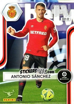 Cromo Antonio Sánchez - Liga 2021-2022. Megacracks - Panini