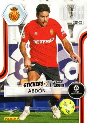 Sticker Abdón - Liga 2021-2022. Megacracks - Panini