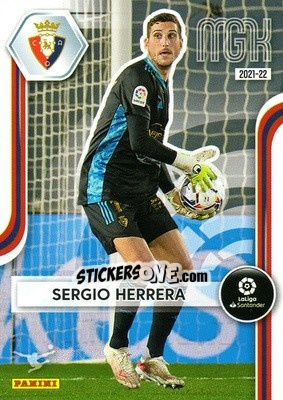 Sticker Sergio Herrera - Liga 2021-2022. Megacracks - Panini