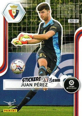Sticker Juan Pérez - Liga 2021-2022. Megacracks n. 255 - Panini