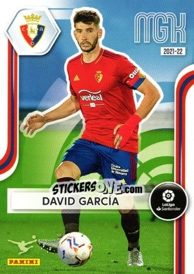 Cromo David García - Liga 2021-2022. Megacracks - Panini