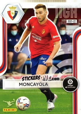 Sticker Moncayola - Liga 2021-2022. Megacracks - Panini