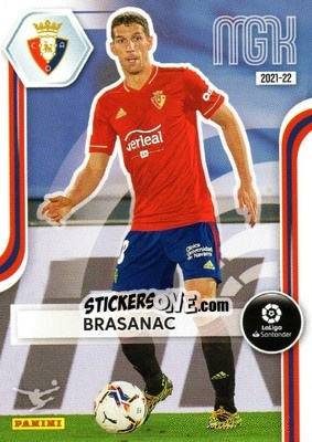 Sticker Brasanac - Liga 2021-2022. Megacracks - Panini