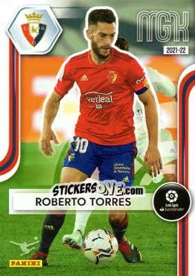Sticker Roberto Torres - Liga 2021-2022. Megacracks - Panini