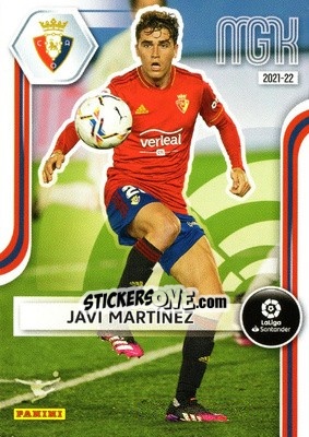 Sticker Javi Martínez - Liga 2021-2022. Megacracks n. 267 - Panini