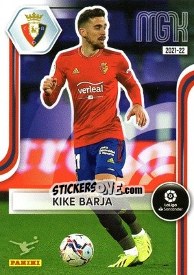 Cromo Kike Barja - Liga 2021-2022. Megacracks - Panini