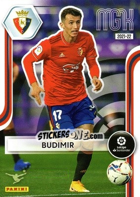 Cromo Budimir - Liga 2021-2022. Megacracks - Panini