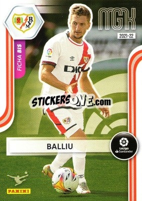 Sticker Balliu - Liga 2021-2022. Megacracks - Panini