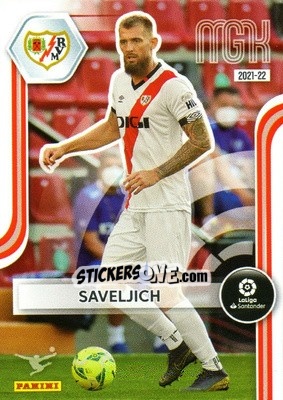 Sticker Saveljich - Liga 2021-2022. Megacracks - Panini