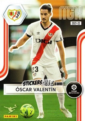 Cromo Óscar Valentín - Liga 2021-2022. Megacracks n. 281 - Panini