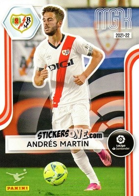 Sticker Andrés Martín - Liga 2021-2022. Megacracks - Panini