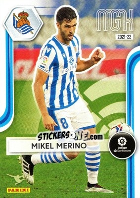 Figurina Mikel Merino - Liga 2021-2022. Megacracks - Panini