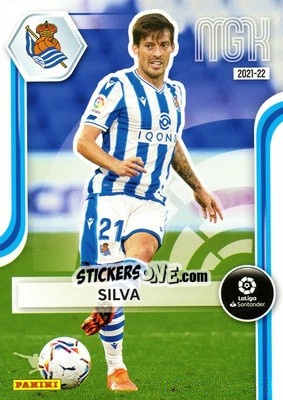 Sticker Silva - Liga 2021-2022. Megacracks - Panini