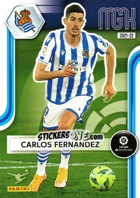 Sticker Carlos Fernández - Liga 2021-2022. Megacracks - Panini