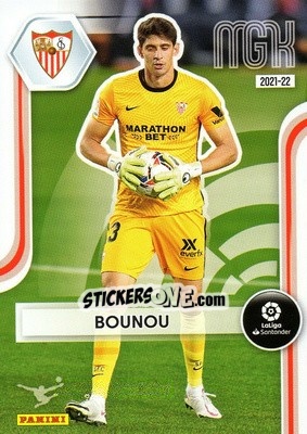 Sticker Bounou - Liga 2021-2022. Megacracks - Panini