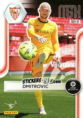 Sticker Dmitrovic - Liga 2021-2022. Megacracks - Panini