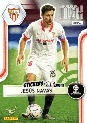 Cromo Jesús Navas - Liga 2021-2022. Megacracks - Panini