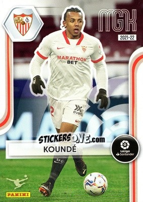 Sticker Koundé - Liga 2021-2022. Megacracks - Panini