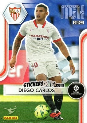 Sticker Diego Carlos - Liga 2021-2022. Megacracks - Panini
