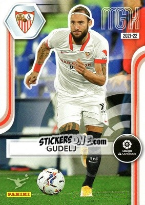 Sticker Gudelj - Liga 2021-2022. Megacracks n. 315 - Panini