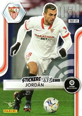 Sticker Jordán - Liga 2021-2022. Megacracks n. 316 - Panini